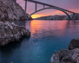 Sunset, Pag bridge - Danijel Palčić - palcic-photography.com