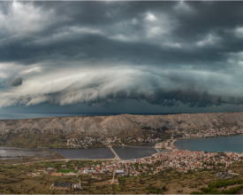 Shelf cloud, Pag town - Danijel Palčić - palcic-photography.com
