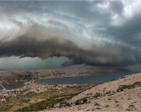 Shelf cloud, Pag town - Danijel Palčić - palcic-photography.com