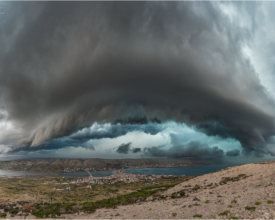 Shelf cloud, Pag town - Danijel Palčić - palcic-photography.com
