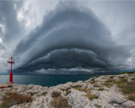Shelf cloud, Povljana - Danijel Palčić - palcic-photography.com