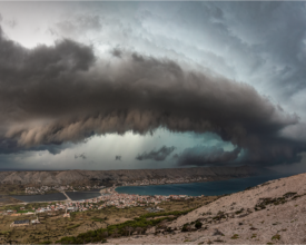 Shelf cloud, Pag town - Danijel Palčić - palcic-photography.com