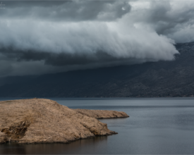 Shelf cloud, Pag town storm lightning