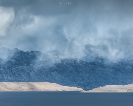 snow storm velebit colors winter